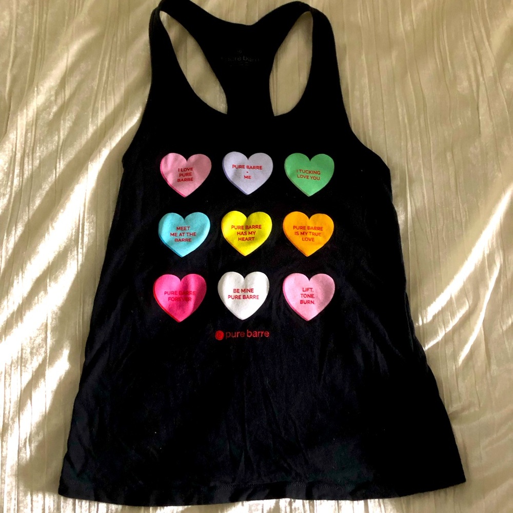 Pure Barre Valentine’s Hearts Tank